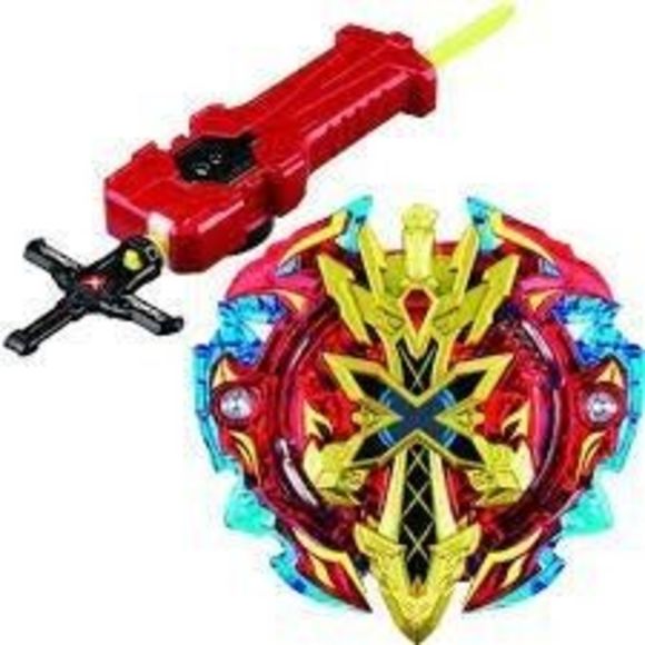 BEYBLADE BURST QUADSTRIKE XCALIUS POWER SPEED LAUNCHER - Picture 4 of 5